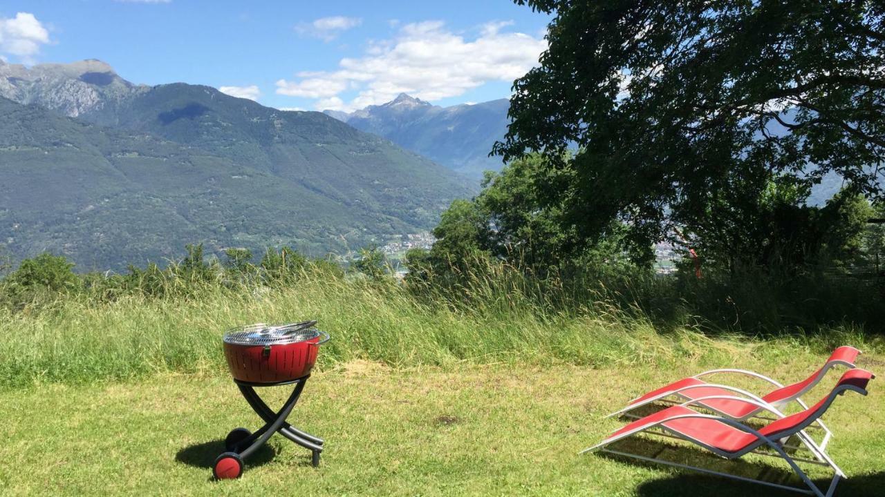 Ferienwohnung Rustico Ai Monti Cadenazzo Bagian luar foto